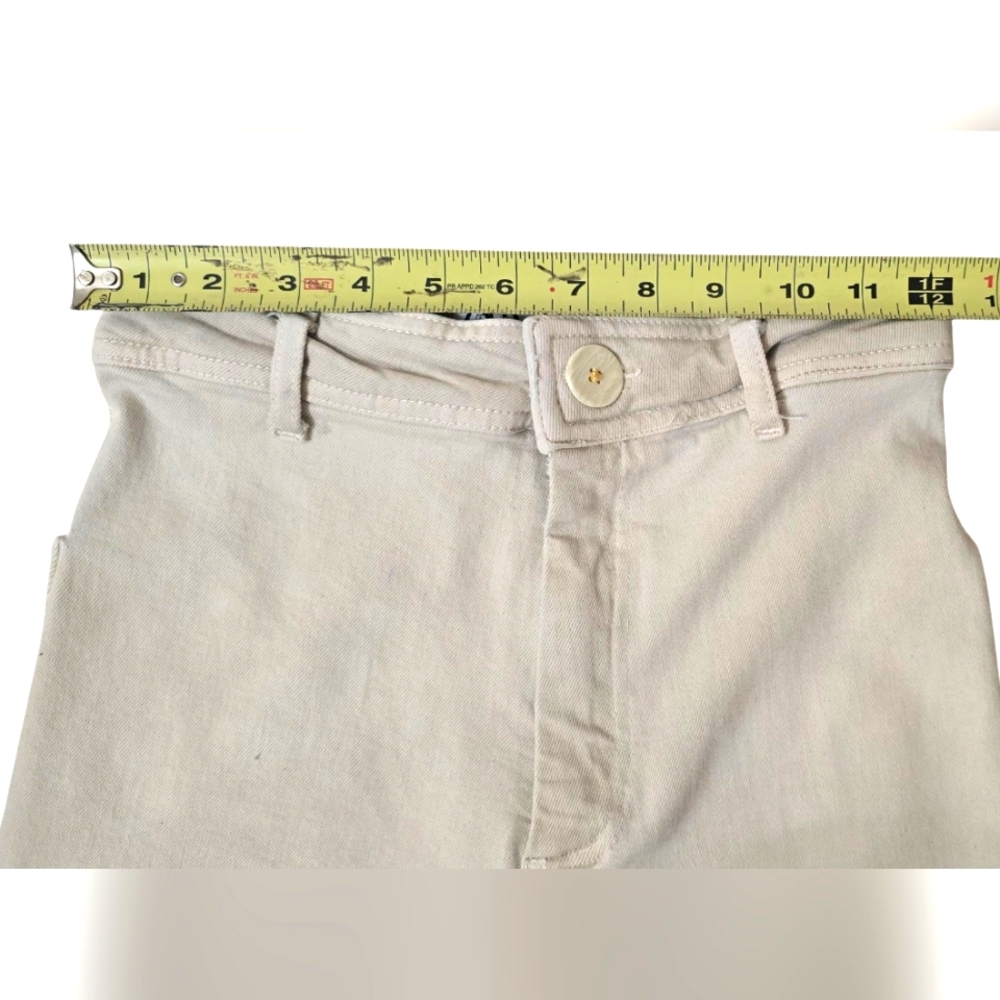 ZARA The Marine Straight High Rise Wide Leg Jeans Size 2 - Picture 7 of 11